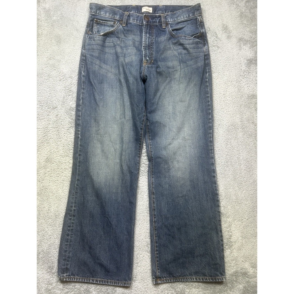GAP Loose Fit Jeans 36x32 (Actual 34x30) Medium Wash Baggy Denim Grunge Y2K